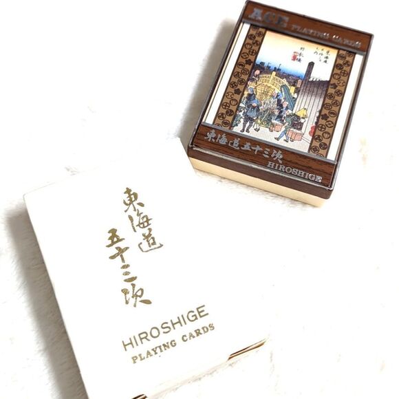 NIB Vintage Japanese Hiroshige Playing Cards - Original Packaging - Picture 6 of 7
